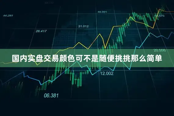 国内实盘交易颜色可不是随便挑挑那么简单